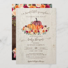 リトルカボチャ素朴木秋の赤ちゃんシャワー