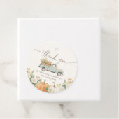 リトルカボチャ素朴秋ベビーシャワー フェイバータグ (インサイチュ)