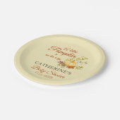 リトルカボチャ素朴秋ベビーシャワー ペーパープレート (アングル)