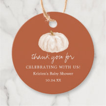リトルカボチャ自然秋ベビーシャワーサンキュー