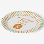 リトルカボチャ誕生日 ペーパープレート (アングル)