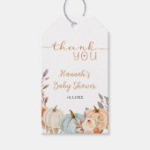 リトルカボチャ赤ちゃんシャワーありがとう ギフトタグ (正面)