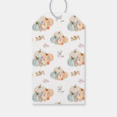 リトルカボチャ赤ちゃんシャワーありがとう ギフトタグ (裏面)