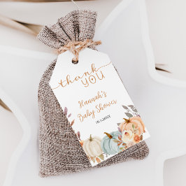 リトルカボチャ赤ちゃんシャワーありがとう ギフトタグ