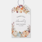 リトルカボチャ赤ちゃんシャワーありがとう ギフトタグ (裏面)