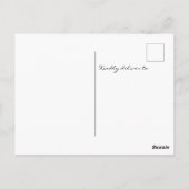 リトルカボチャ赤ちゃんシャワーありがとう ポストカード (裏面)