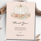 リトルカボチャ赤ちゃんシャワーありがとう ポストカード