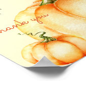 リトルカボチャ赤ちゃんシャワーおむつラッフルポスター ポスター (角)