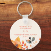 リトルカボチャ赤ちゃんシャワーキーチャン キーホルダー (裏面)