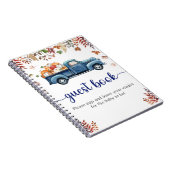 リトルカボチャ赤ちゃんシャワーゲストブックノートブック ノートブック (右側)