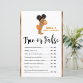 リトルカボチャ赤ちゃんシャワーゲーム印刷 (スタンド正面)