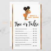 リトルカボチャ赤ちゃんシャワーゲーム印刷 (正面/裏面)