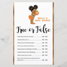 リトルカボチャ赤ちゃんシャワーゲーム印刷