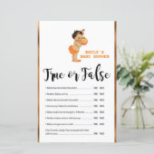 リトルカボチャ赤ちゃんシャワーゲーム印刷 (スタンド正面)