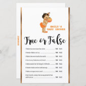 リトルカボチャ赤ちゃんシャワーゲーム印刷 (正面/裏面)