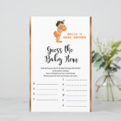 リトルカボチャ赤ちゃんシャワーゲーム印刷 (スタンド正面)