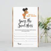 リトルカボチャ赤ちゃんシャワーゲーム印刷 (スタンド正面)