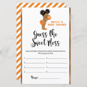 リトルカボチャ赤ちゃんシャワーゲーム印刷 (正面/裏面)