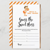 リトルカボチャ赤ちゃんシャワーゲーム印刷 (正面/裏面)