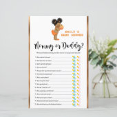 リトルカボチャ赤ちゃんシャワーゲーム印刷 (スタンド正面)