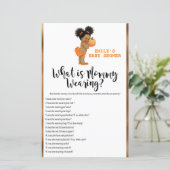 リトルカボチャ赤ちゃんシャワーゲーム印刷 (スタンド正面)