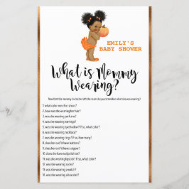 リトルカボチャ赤ちゃんシャワーゲーム印刷