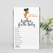 リトルカボチャ赤ちゃんシャワーゲーム印刷 (スタンド正面)