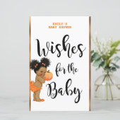 リトルカボチャ赤ちゃんシャワーゲーム印刷 (スタンド正面)