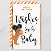 リトルカボチャ赤ちゃんシャワーゲーム印刷 (正面/裏面)