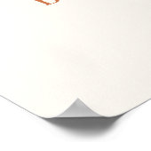 リトルカボチャ赤ちゃんシャワーピンクの女の子へようこそ ポスター (角)