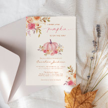 リトルカボチャ赤ちゃんシャワーピンクガール