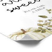 リトルカボチャ赤ちゃんシャワーベビーは甘い ポスター (角)