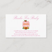 リトルカボチャ赤ちゃんシャワーベビー エンクロージャーカード (正面)