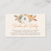 リトルカボチャ赤ちゃんシャワーベビー エンクロージャーカード (正面)