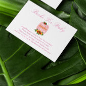 リトルカボチャ赤ちゃんシャワーベビー エンクロージャーカード