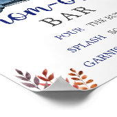 リトルカボチャ赤ちゃんシャワーママオサバーサイン ポスター (角)