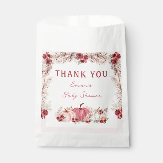 リトルカボチャ赤ちゃんシャワーマルサラピンクのお気に入りバッグ フェイバーバッグ (正面)