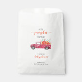 リトルカボチャ赤ちゃんシャワーレッドトラック秋秋 フェイバーバッグ (正面)