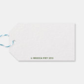 リトルカボチャ赤ちゃんシャワー好意オレンジ10月 ギフトタグ (裏面横)