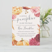 リトルカボチャ赤ちゃんシャワー招待状 案内状 (スタンド正面)