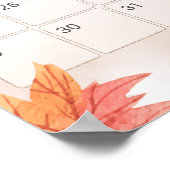 リトルカボチャ赤ちゃんシャワー推定期日ゲーム ポスター (角)