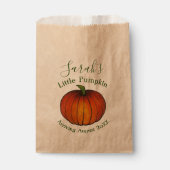 リトルカボチャ赤ちゃんシャワー新着秋秋 フェイバーバッグ (正面)