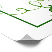 リトルカボチャ赤ちゃんシャワー時間カプセルサイン ポスター (角)