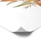 リトルカボチャ赤ちゃんシャワー歓迎ポスター ポスター (角)