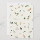 リトルカボチャ赤ちゃん服ベビーシャワー招待状 招待状 (裏面)