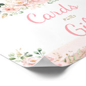 リトルカボチャ赤面バラ金ゴールドカード&ギフトサイン ポスター (角)