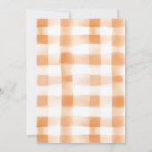 リトルカボチャ車ベビーシャワー招待状 招待状 (裏面)