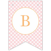 リトルカボチャ軽いピンクのトラック赤ちゃんシャワー バンティングフラッグ (第3の旗)