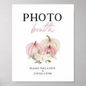 リトルカボチャ1つのフォトブースのサインを回す ポスター (正面)