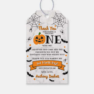 リトルカボチャ1ハロウィーン1歳の誕生日 ギフトタグ